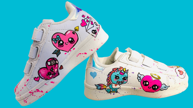 Baskets personnalisées bébé 23 
